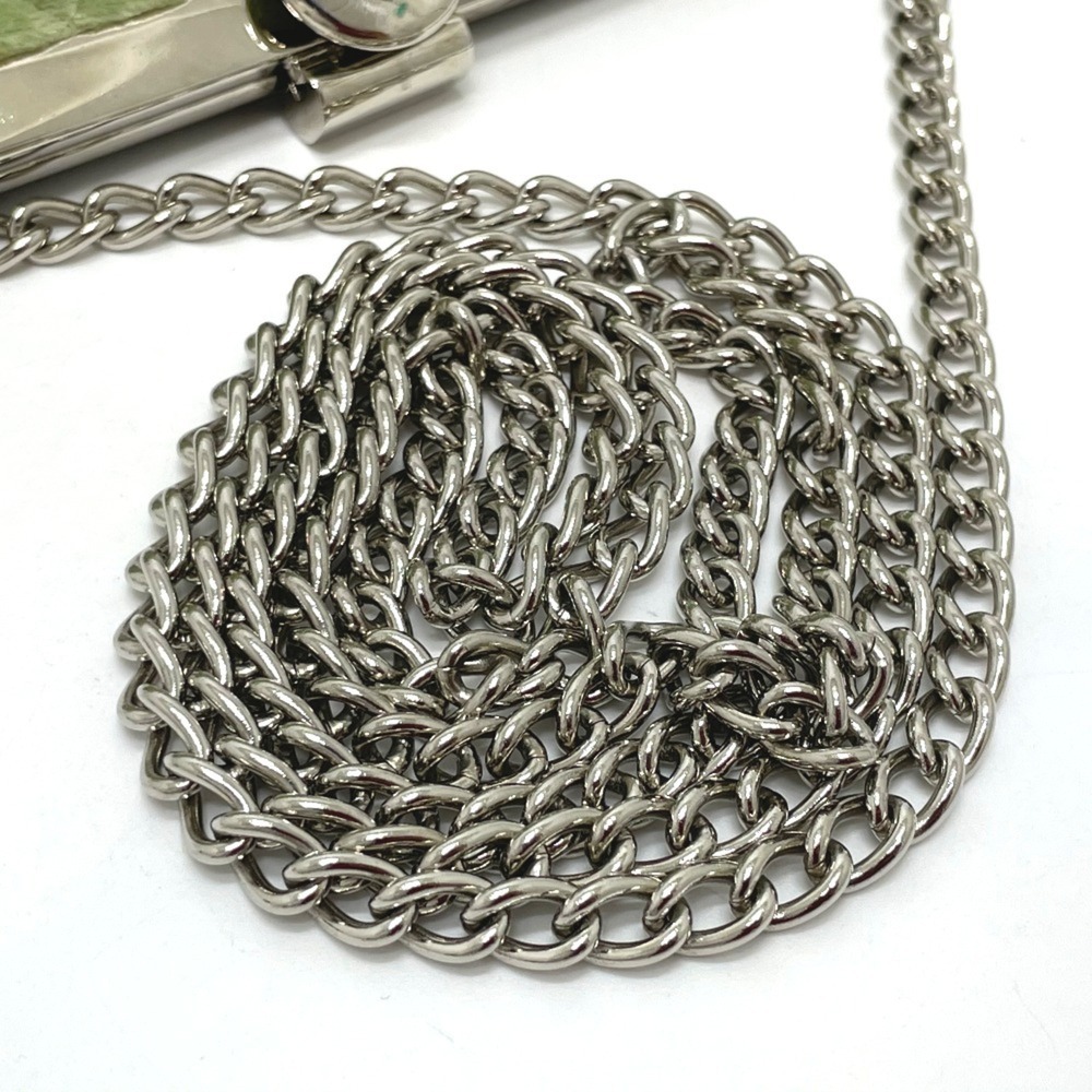 CHANEL Green Logo Shoulder Bag - Picture 10 of 13